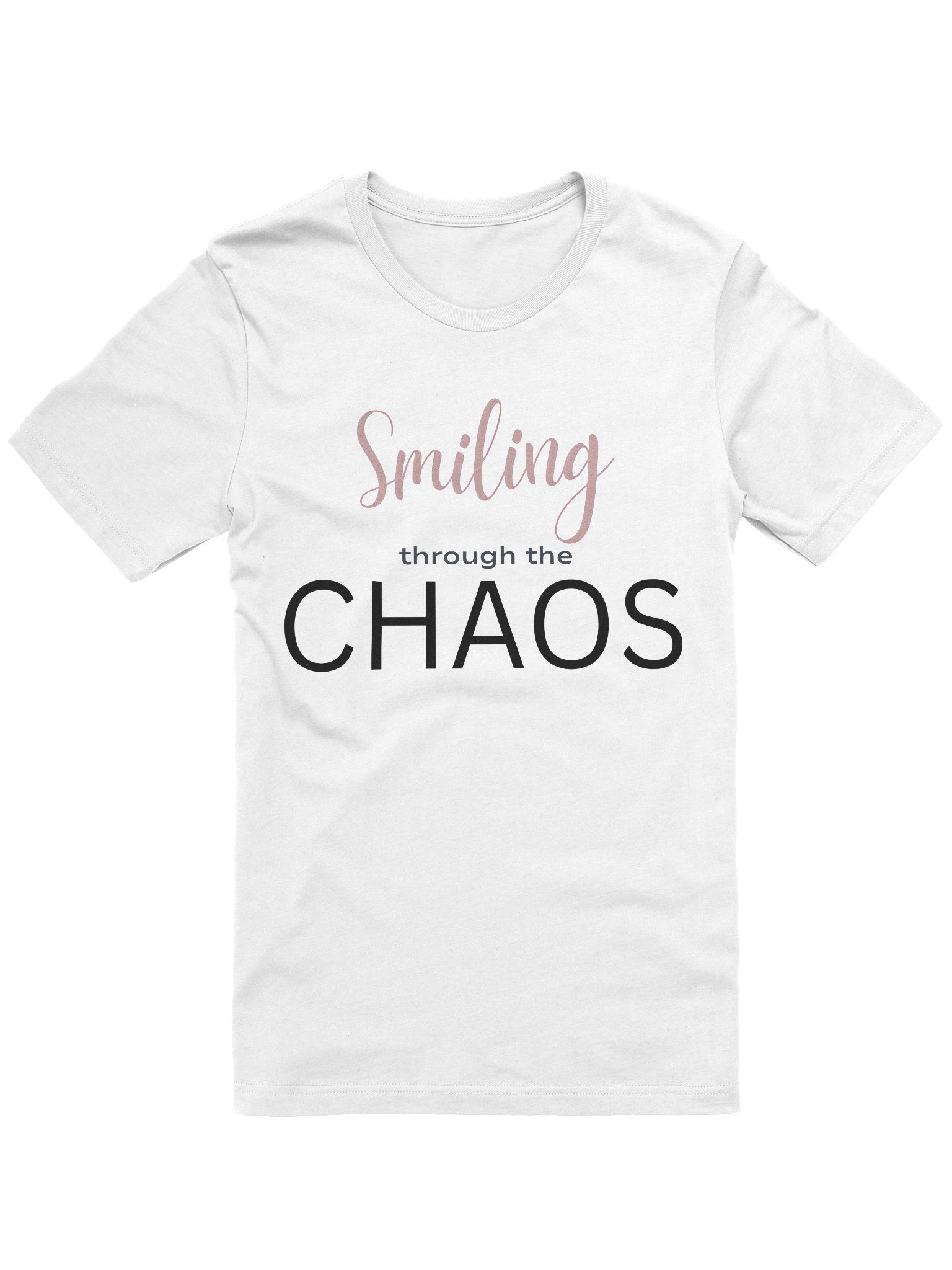 Smiling Through the Chaos Tee| Gothic Tattoo- Style By Inkthorn Studio product image (2)