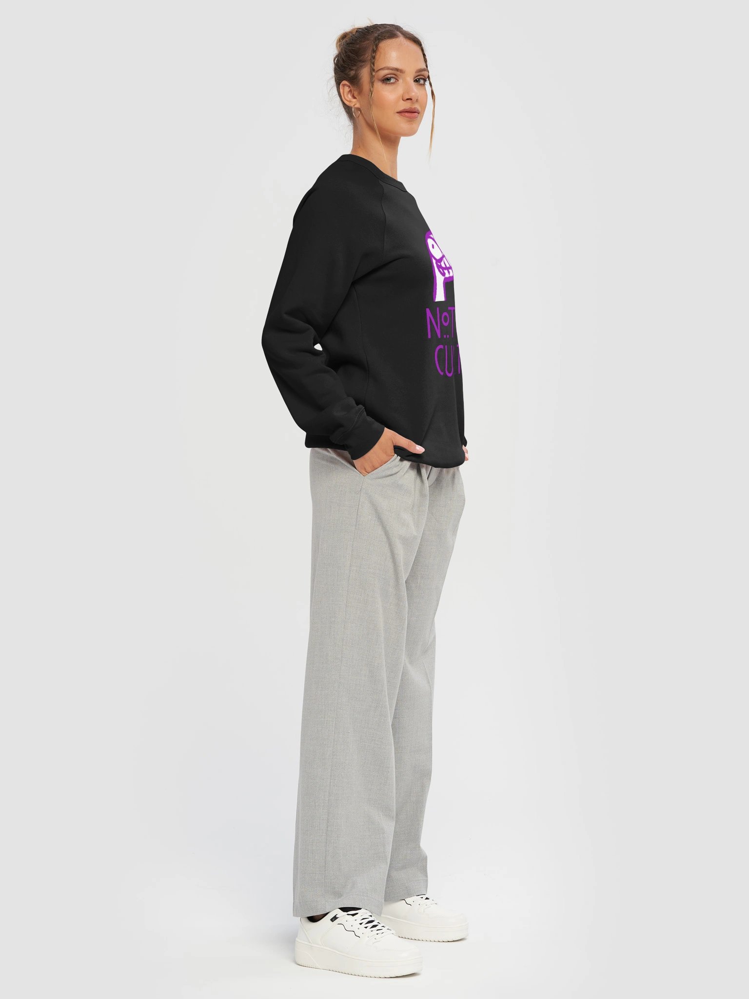 SIGNATURE Line Not a Cult Premium Sponge Fleece Raglan Sweatshirt product image (3)
