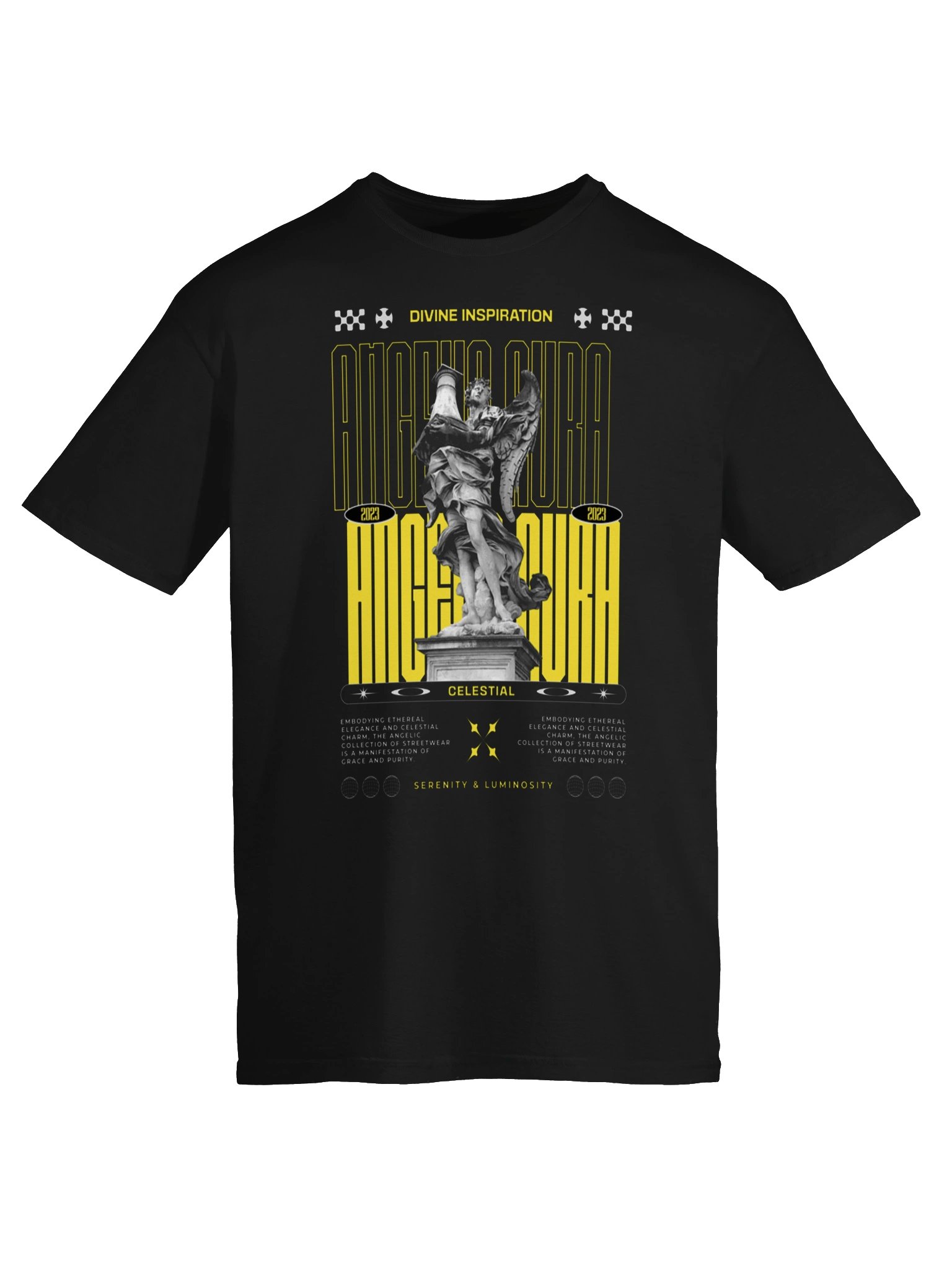 Divine Inspiration Celestial Statue Graphic Unisex Softstyle T-Shirt product image (4)