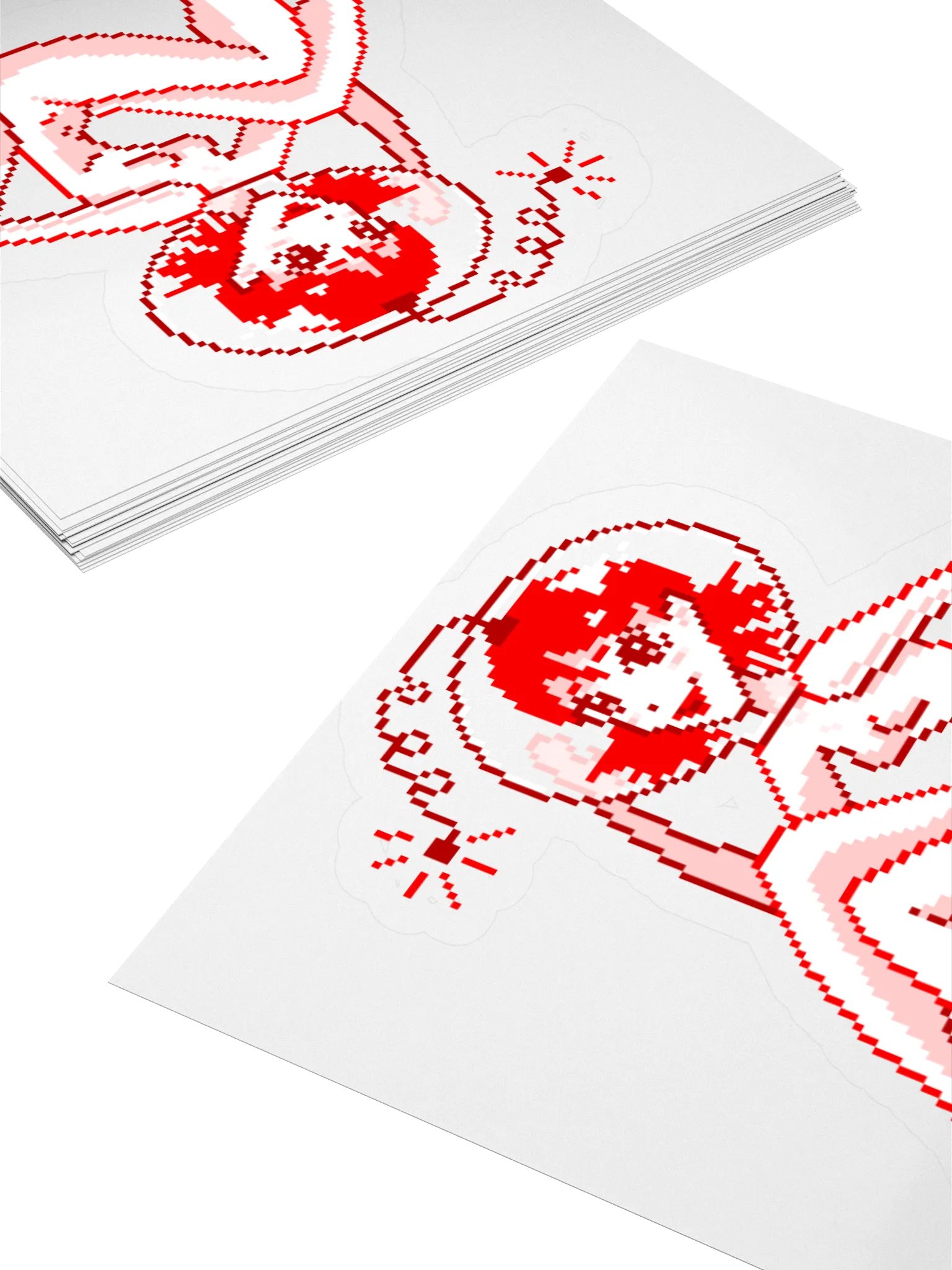 Retro Spacegirl smaller sticker product image (4)