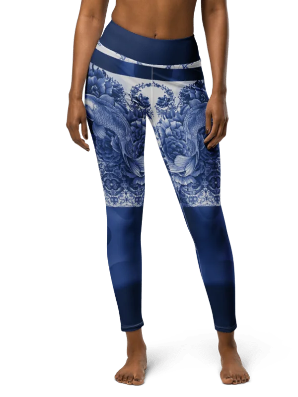 Koi-Porcelain-yoga leggings product image (11)