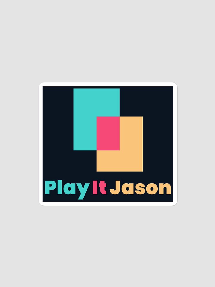 PlayItJason Logo Sticker product image (1)