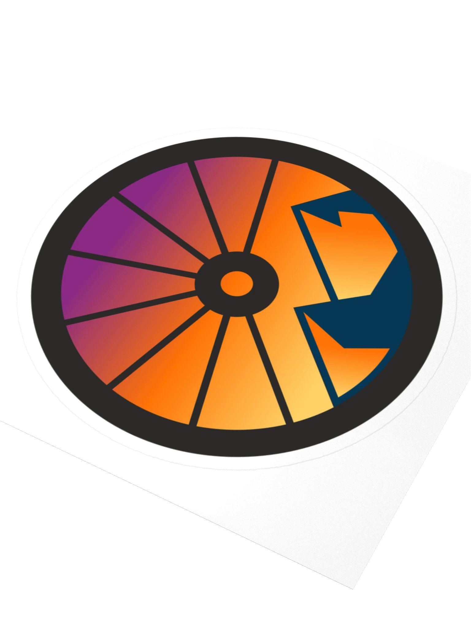 Lost Spoke Wheel Sticker product image (4)