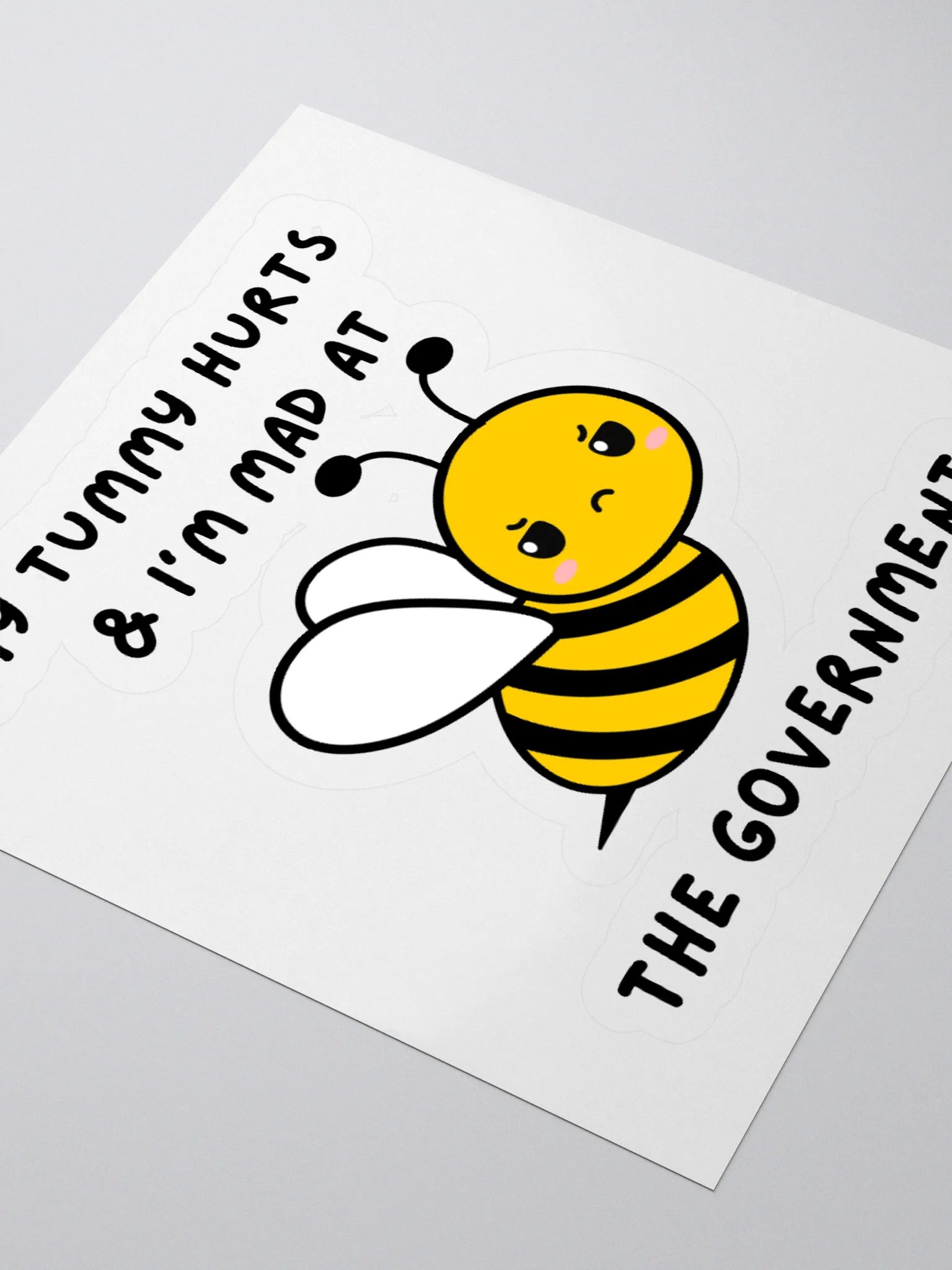 Tummy Hurts Sticker product image (3)