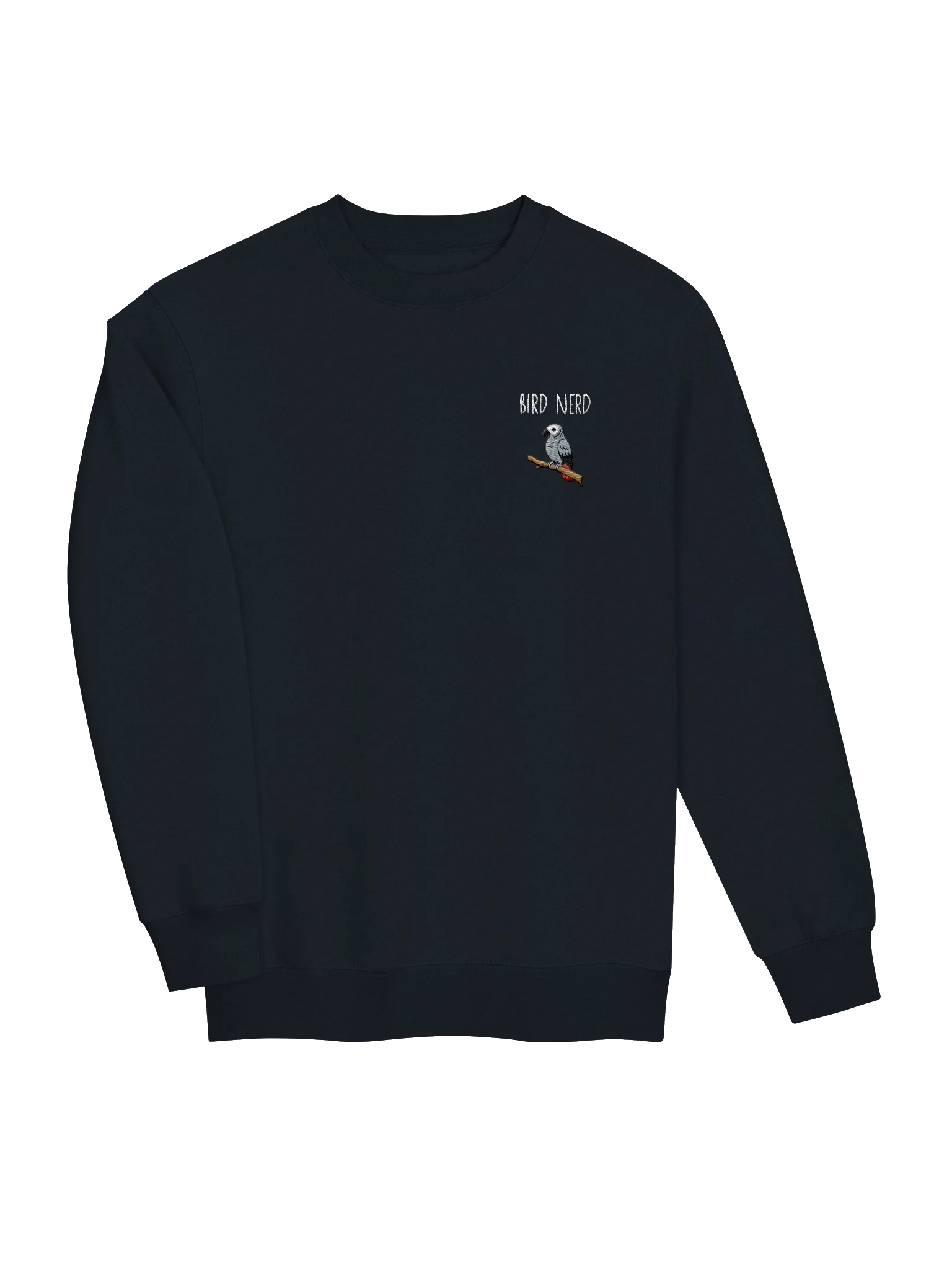 Bird Nerd Sweatshirt (White Letters) product image (3)