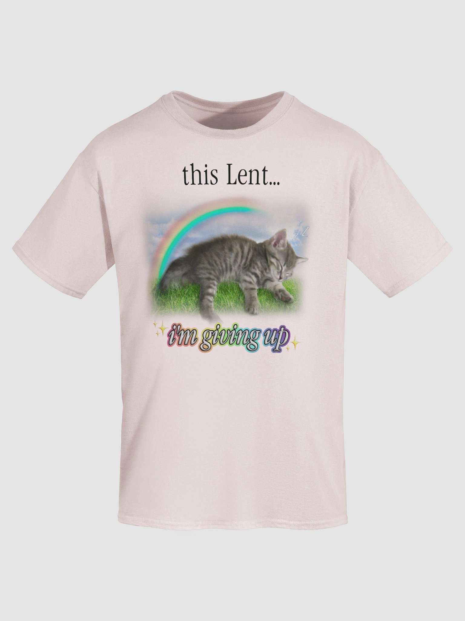This Lent I'm Giving Up Cat T-shirt product image (7)