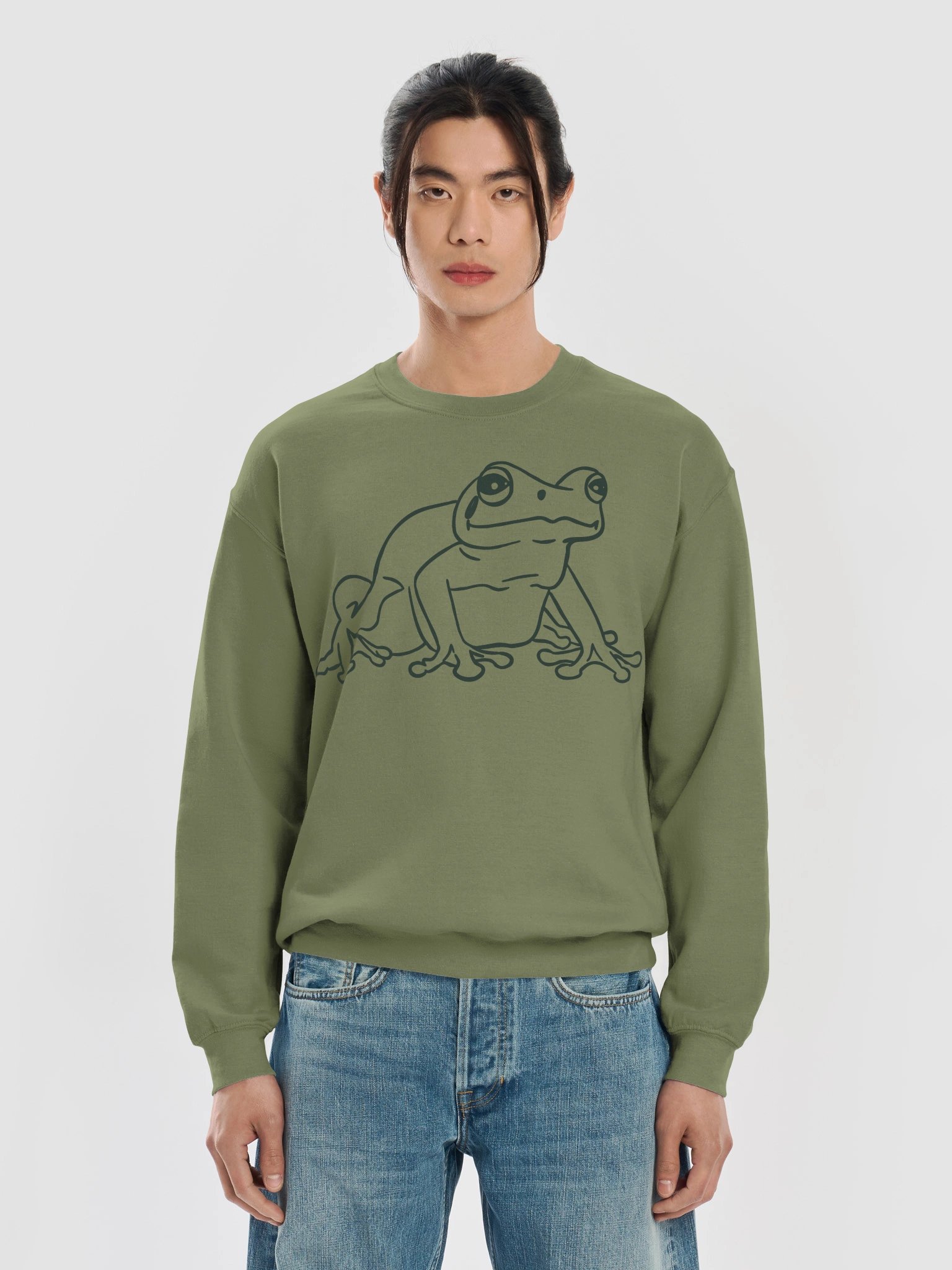Frog Outline Sweatshirt product image (5)