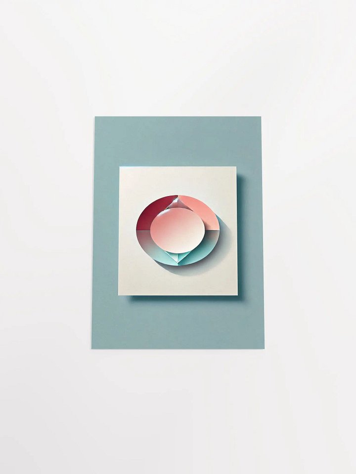 Dimensional Circles Enhanced Matte Poster product image (2)