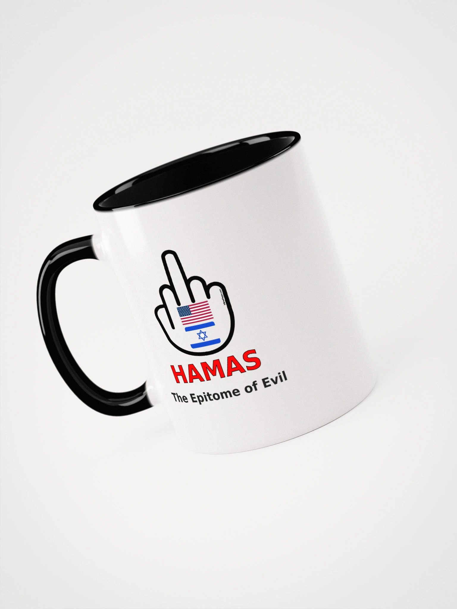 Two-tone Ceramic Mug-MisterFinger-Hamas-B product image (29)