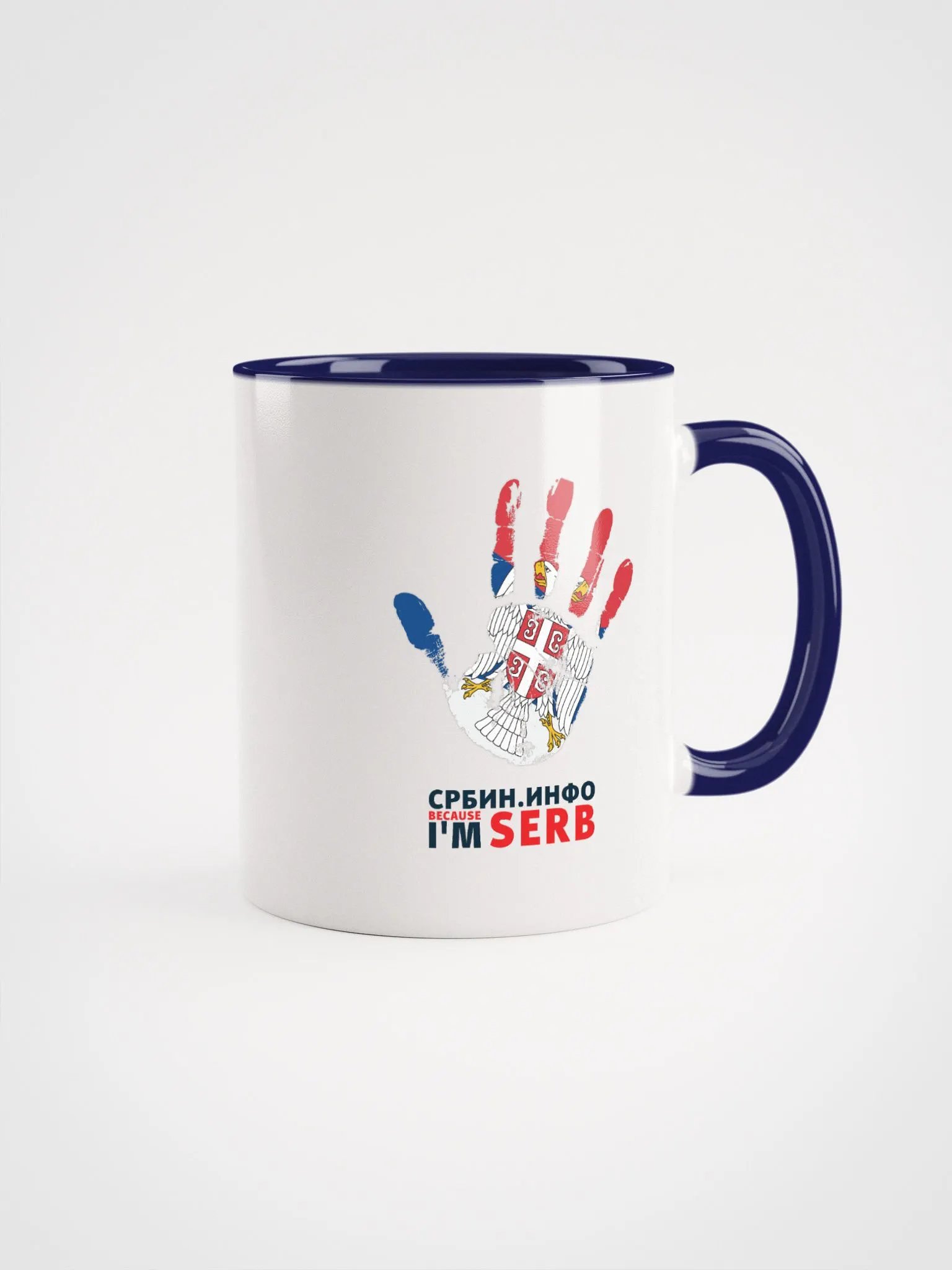 Шоља за чланове - СРБИН.инфо because I`m SERB product image (1)