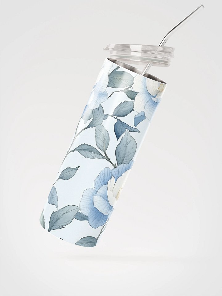 Blue Blooms Stainless Steel Tumbler product image (2)