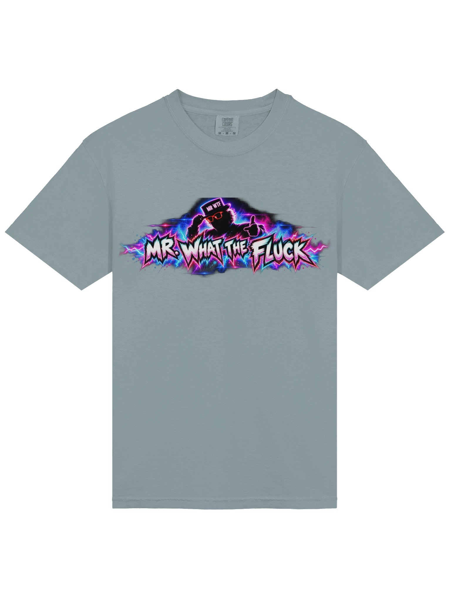 MR. WHAT THE FLUCK T-Shirt - Ice Blue product image (9)