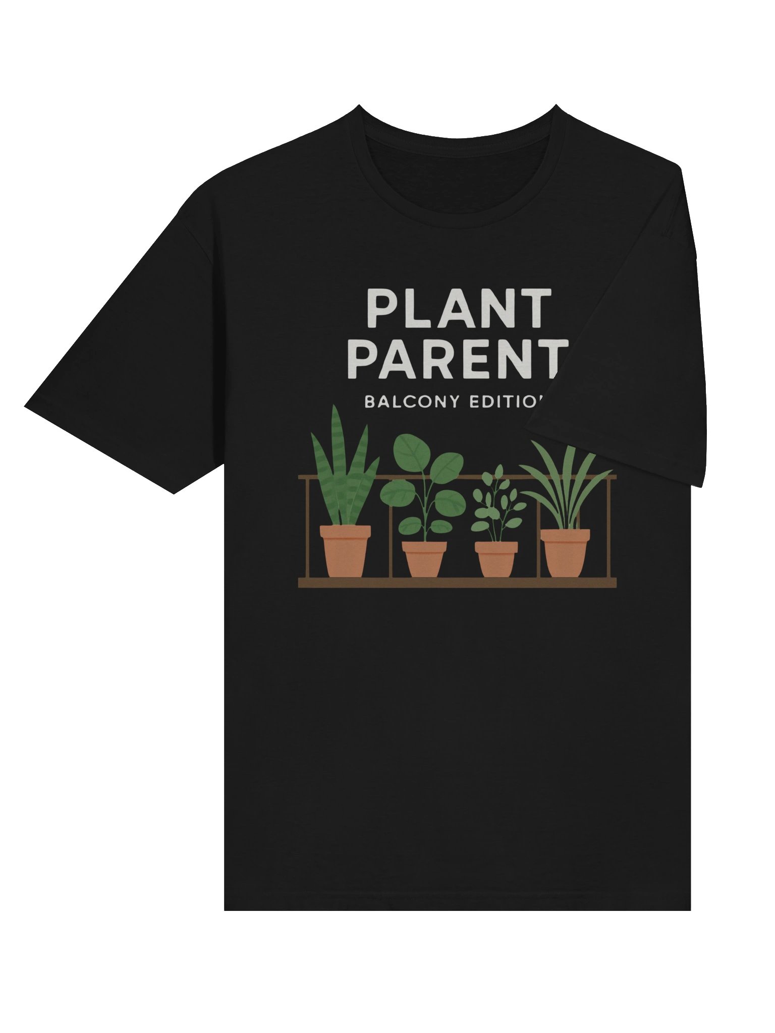Plant Parent Balcony Edition T-Shirt – Minimal Urban Gardening Tee product image (4)