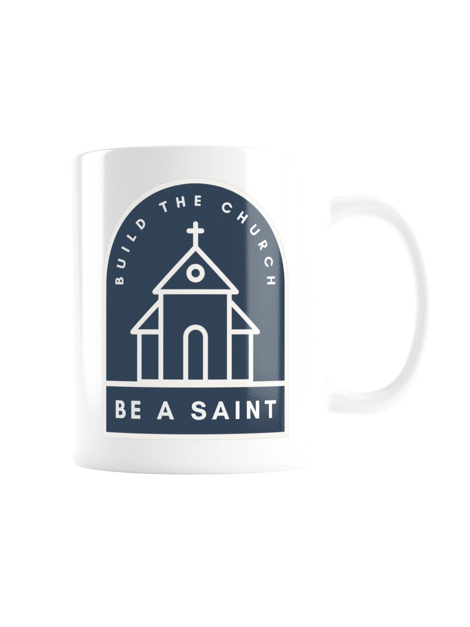 Build the Church, Be a Saint Mug (Blue) product image (7)