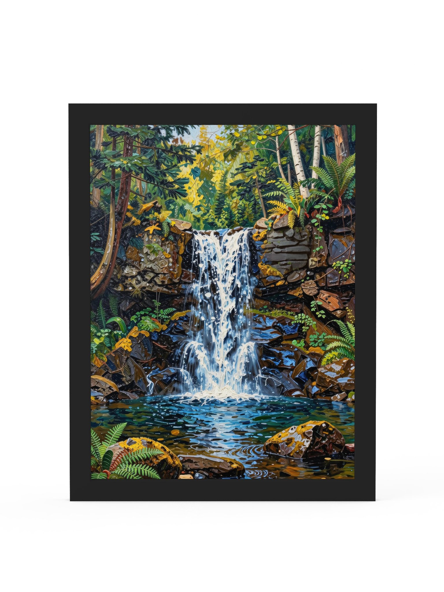 Waterfall in the Woods Framed Print product image (1)