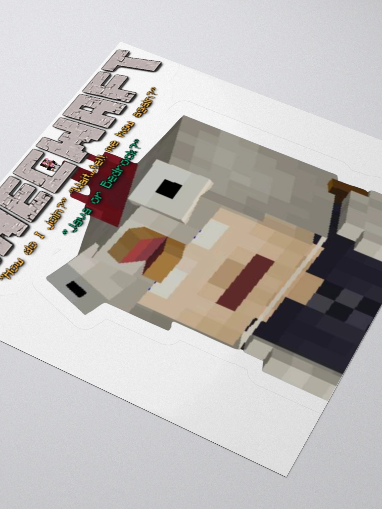 It's Minecwaft Night! | Slaps Sticker product image (3)