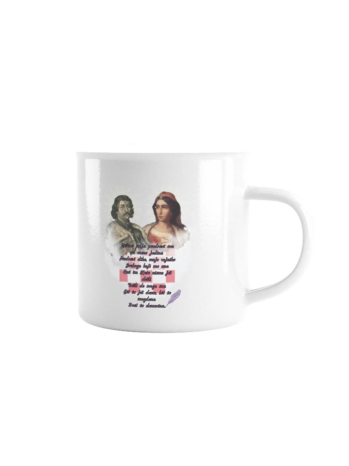 Renaissance Romance Petar Zrinski / Kata Zrinski Enamel Mug product image (1)