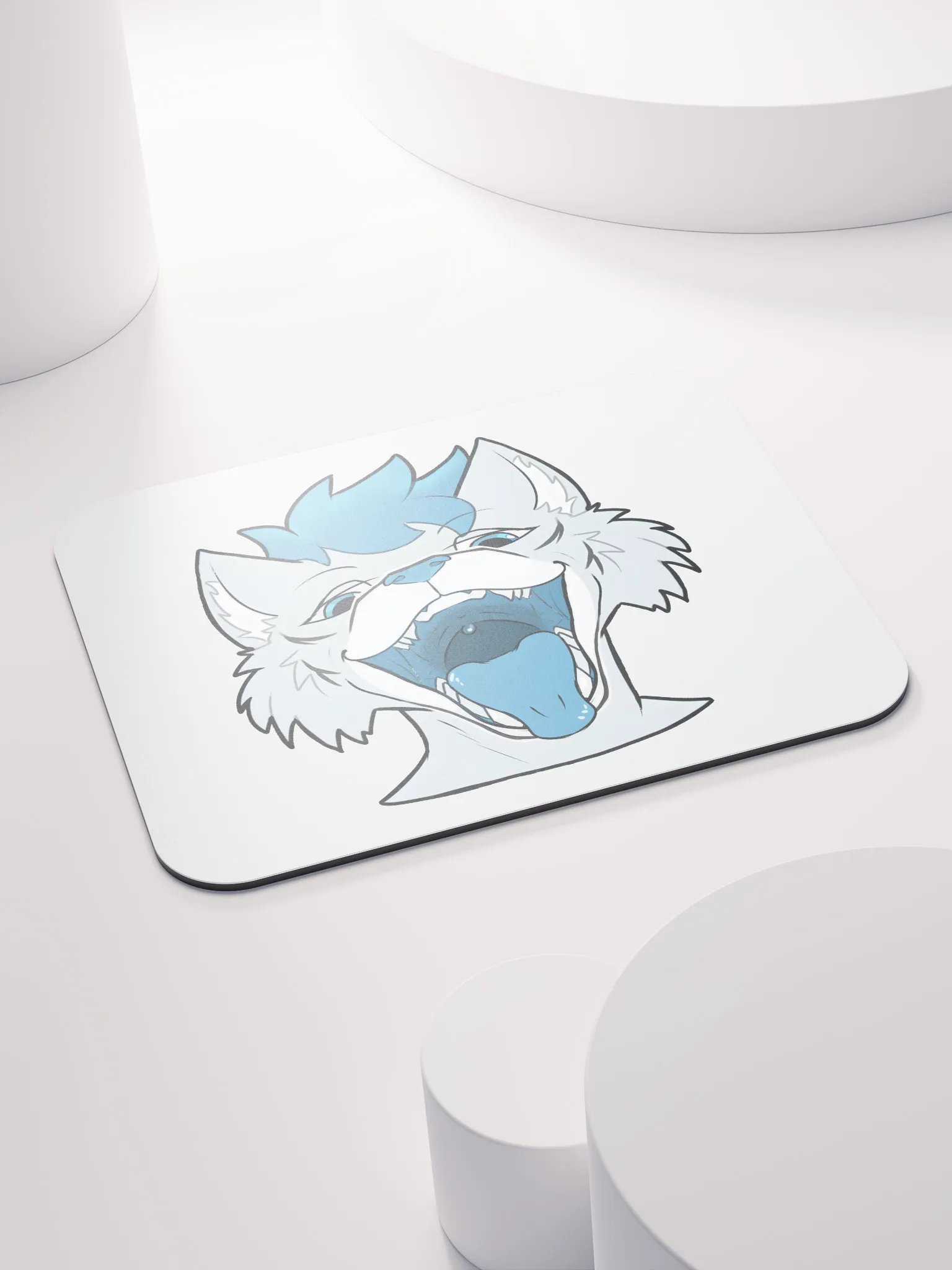 Tiger2Maw Mousepad - White product image (4)