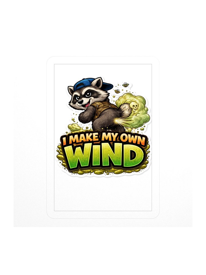 trashy the racoon i make my own wind product image (1)