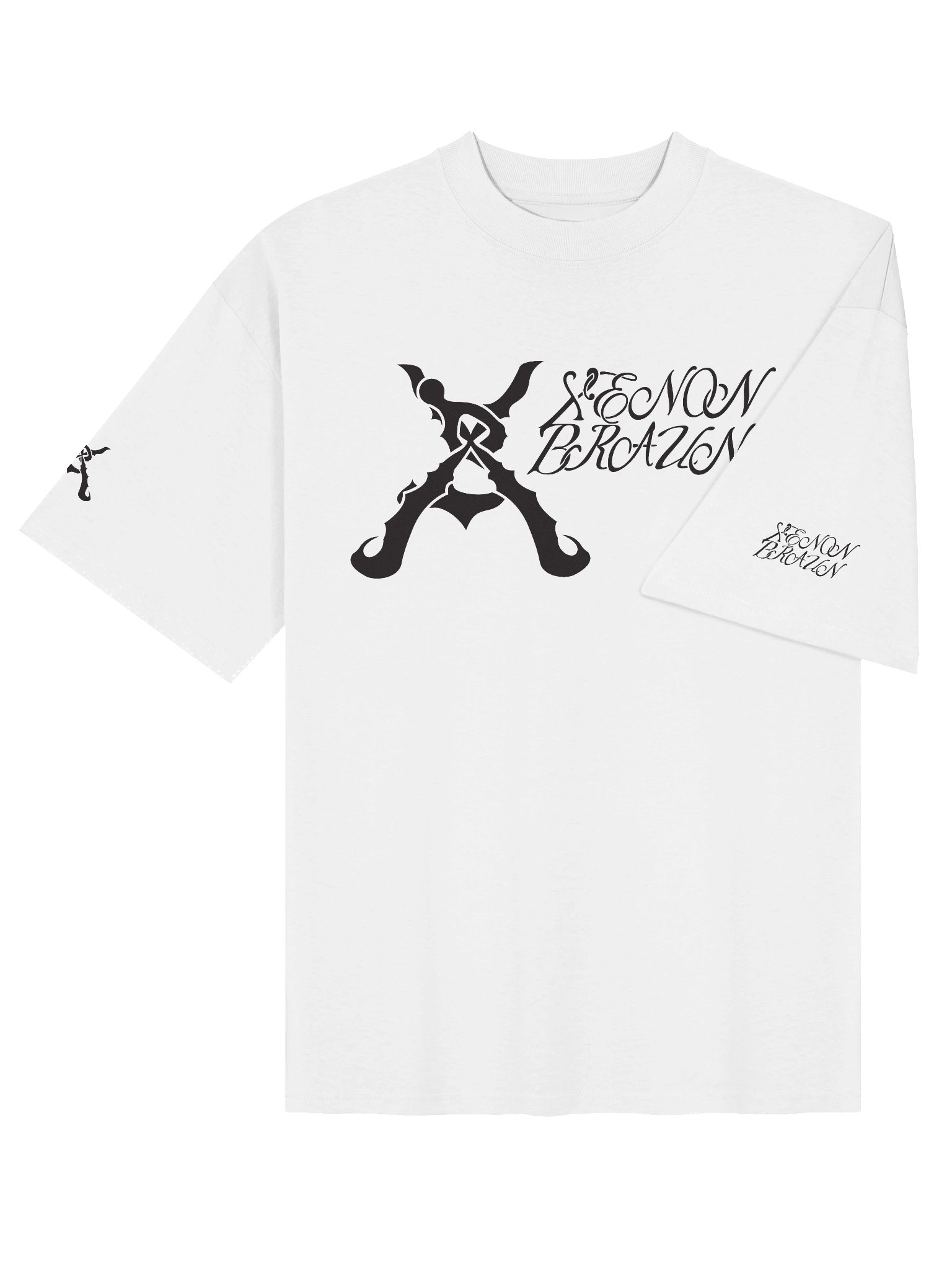 Xenon Braun Staple Black Logo with Text Tee product image (4)