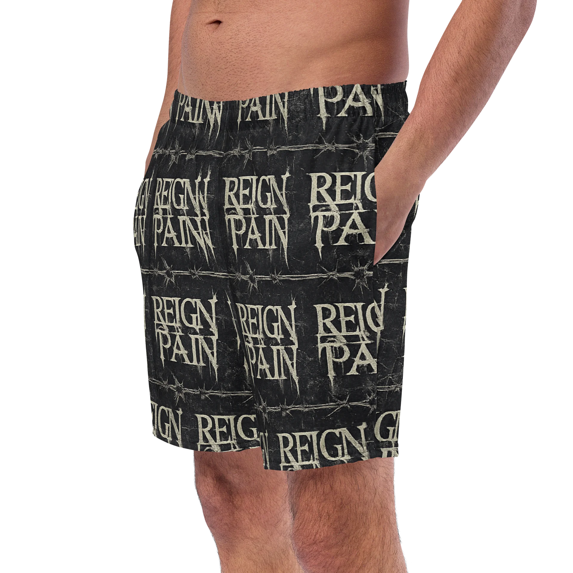 REIGN IN PAIN All-Over Print Swim Trunks product image (2)
