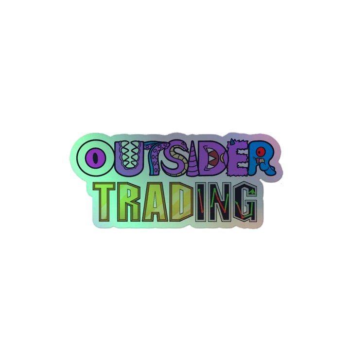 Outsider Trading Logo - Holographic Sticker product image (2)