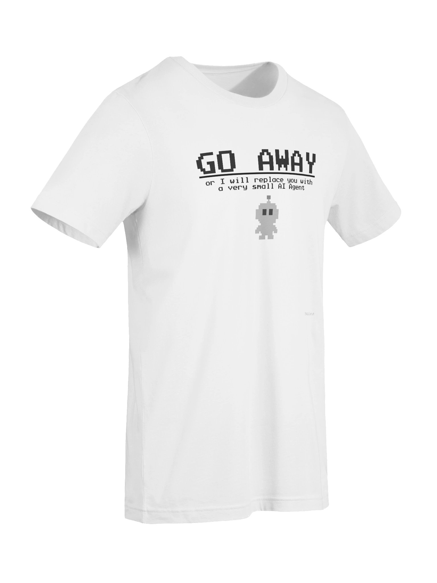 GO AWAY - Minimalist Tech Culture T-Shirt - Light product image (5)