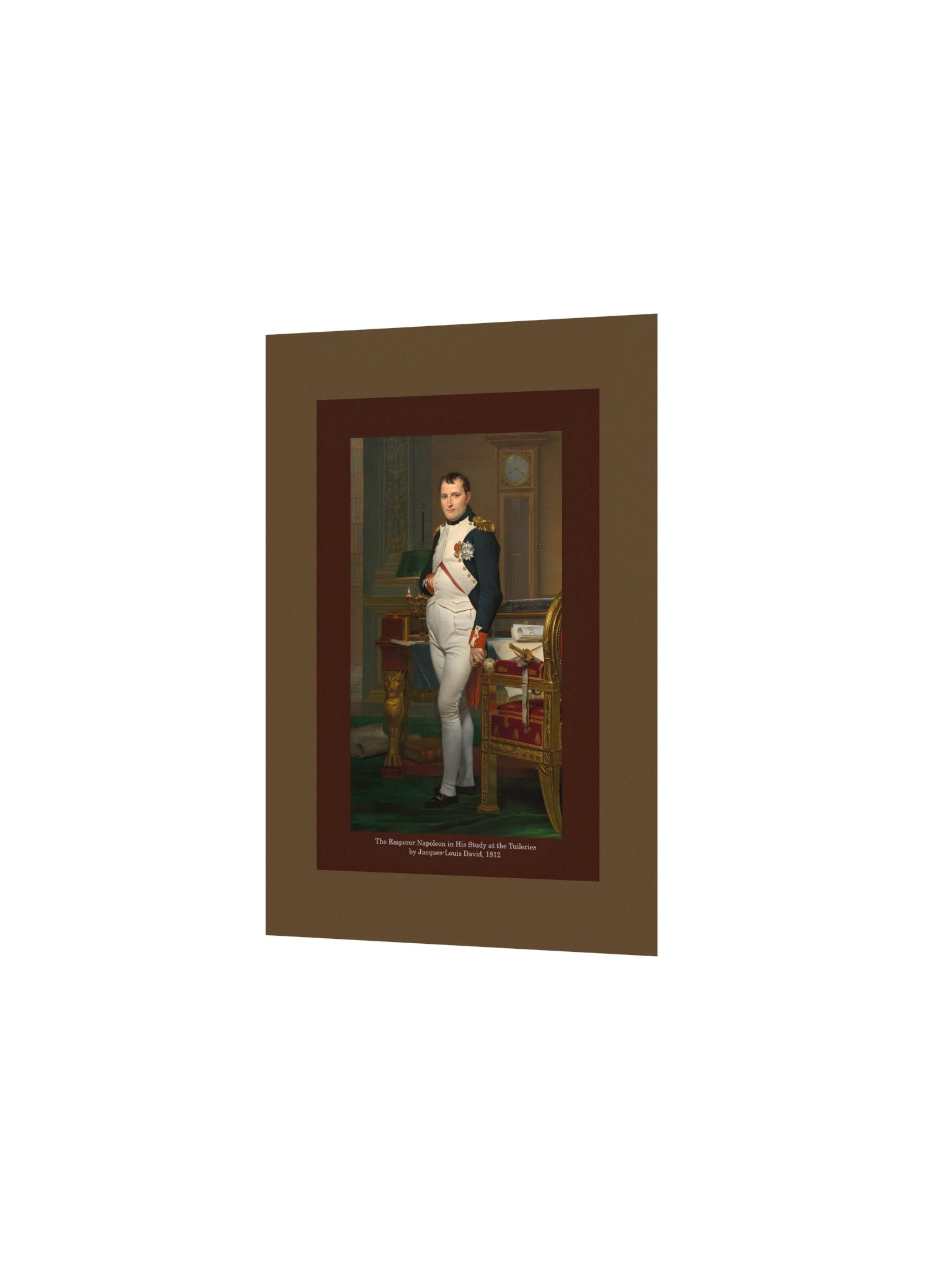 The Emperor Napoleon in His Study at the Tuileries Print product image (2)