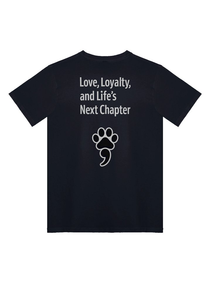 🐾 Paw Semicolon Awareness T-Shirt | Front & Back Design product image (1)