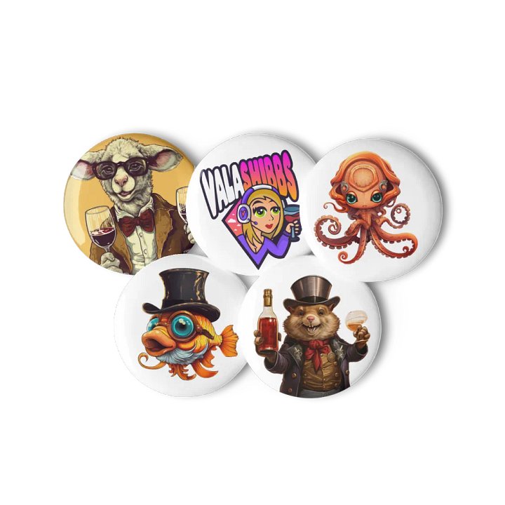ValaShibbs Mascot Buttons product image (1)