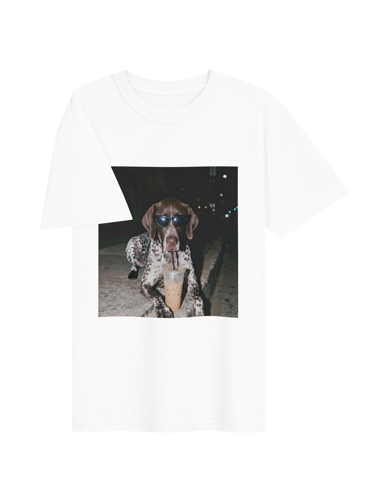 Cool Dog Drinking Coffee T-Shirt – Trendy Graphic Tee & Dog Lover Gift product image (100)