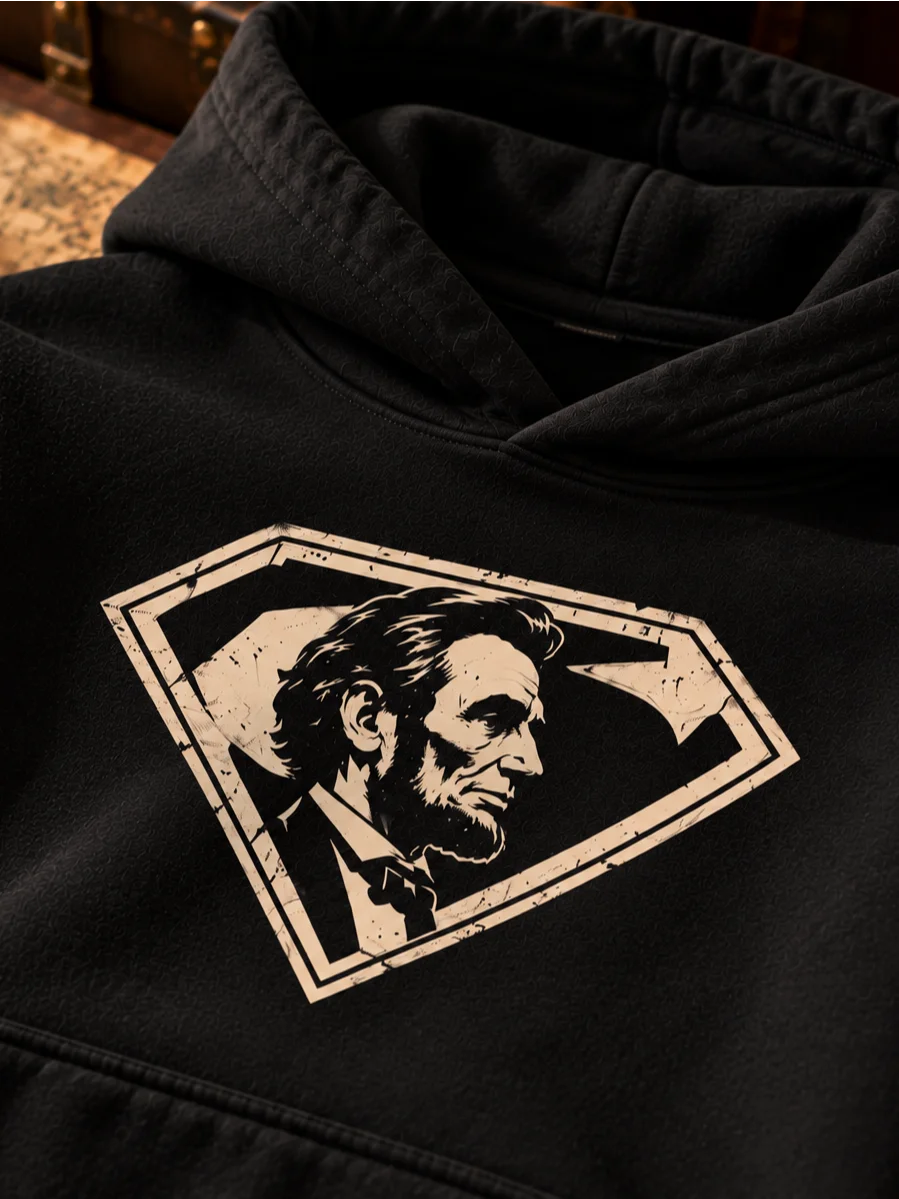 Abraham Lincoln Superhero Hoodie product image (2)