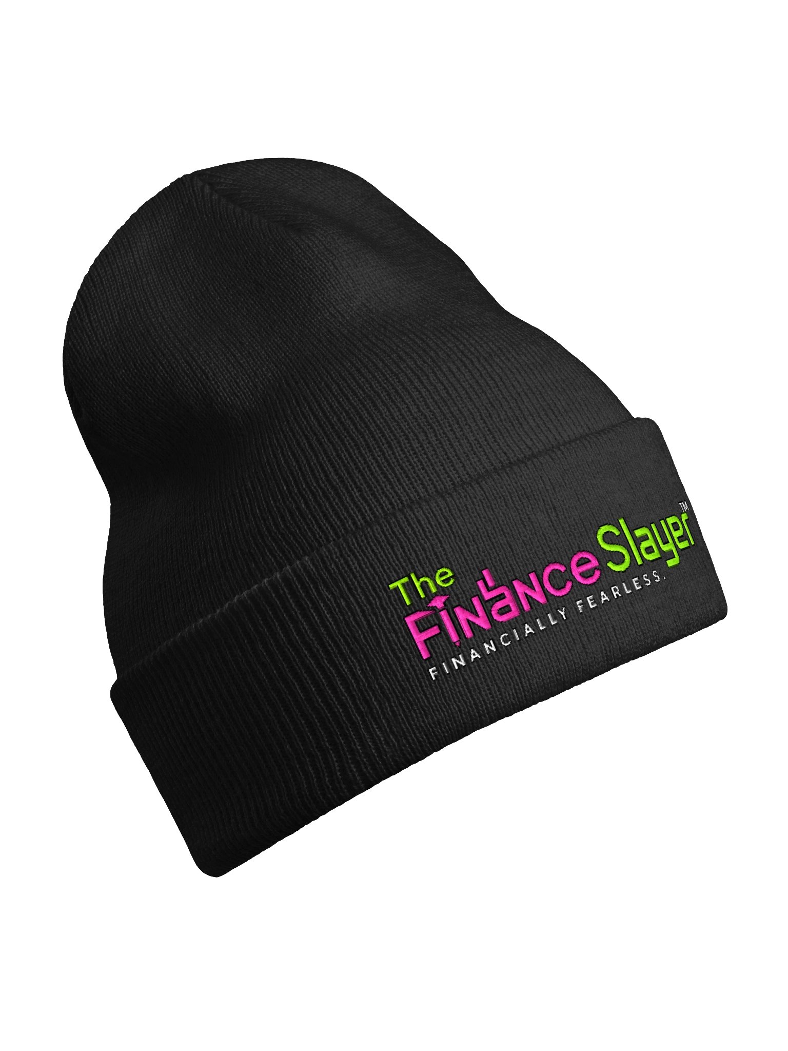 The Finance Slayer™ Cuffed Beanie | Yupoong Premium Knit Beanie | Financially Fearless Winter Hat product image (32)