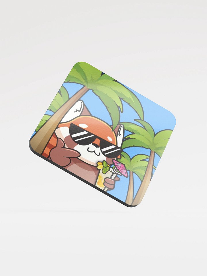 Stay Tropical - Glossed Cork Coaster product image (1)