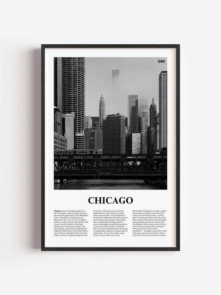 Chicago 02 Newspaper Poster product image (1)
