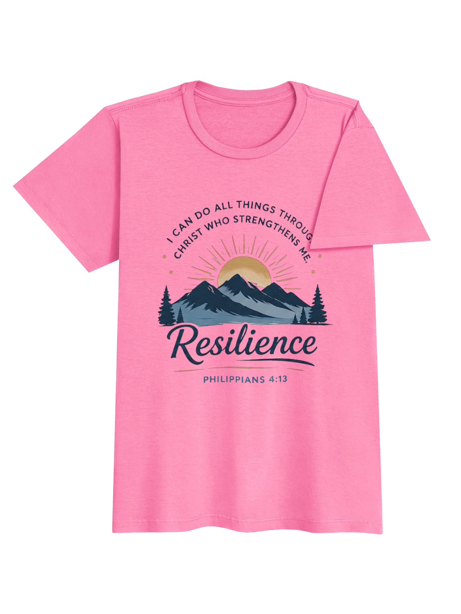 Strength Through Christ Resilience Women’s Tee product image (4)