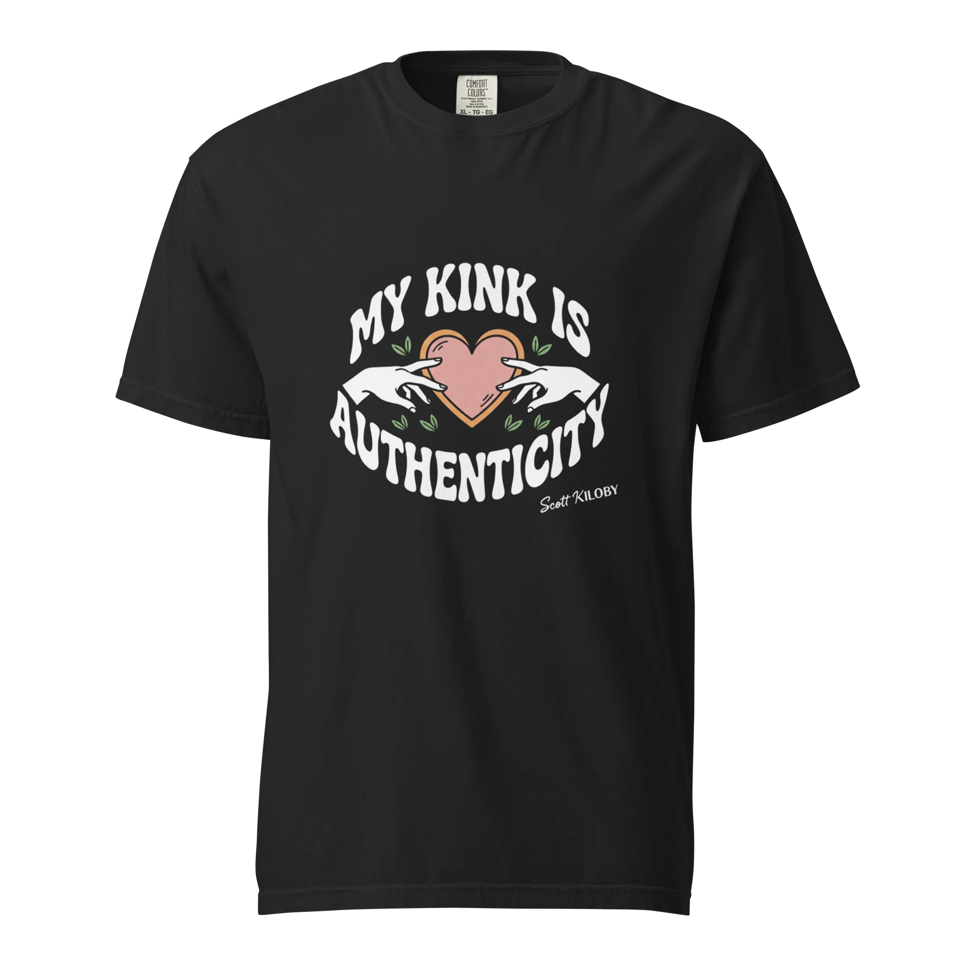 “My Kink Is Authenticity” Black T-Shirt product image (1)