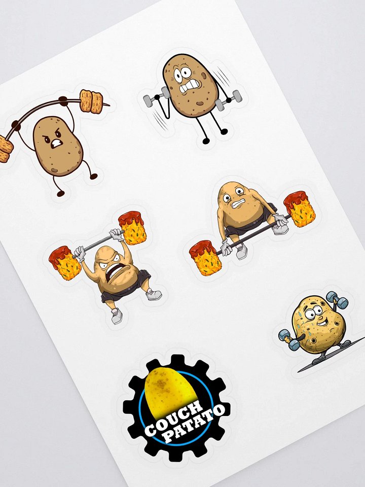 Spud Fitness Sticker Sheet product image (1)