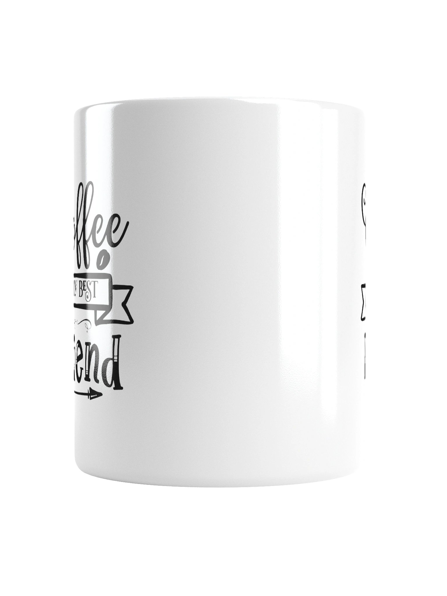 Coffee Is My Best Friend Funny Mug - Cute Coffee Lover Ceramic Cup Gift product image (18)