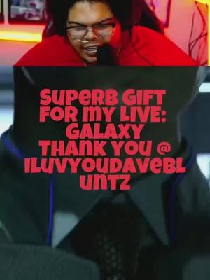 Big shoutout to my homeboy David Blunt for dropping me **two Galaxies tonight!** 🌌🌌I appreciate you so much, fam. You definitely made my night. God bless you, bro, and have a safe tour! 🙏🏾💛#TikTokLive #GalaxyGift #StreamerSupport #GoldGang #StayGolden #Blessed@iluvyoudavebluntz