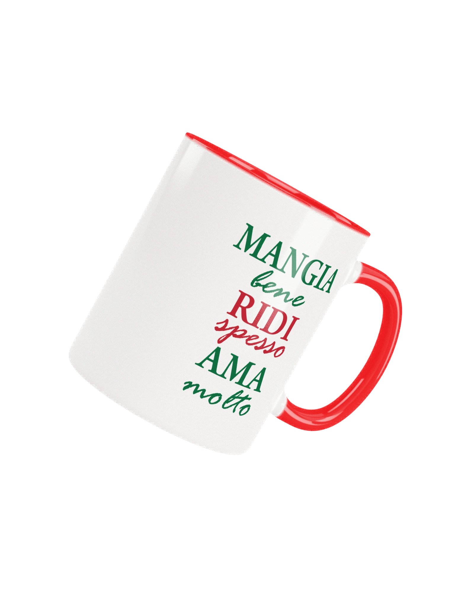 Mangia Bene Ridi Spesso Ama Molto Mug (100% Ceramic) product image (6)
