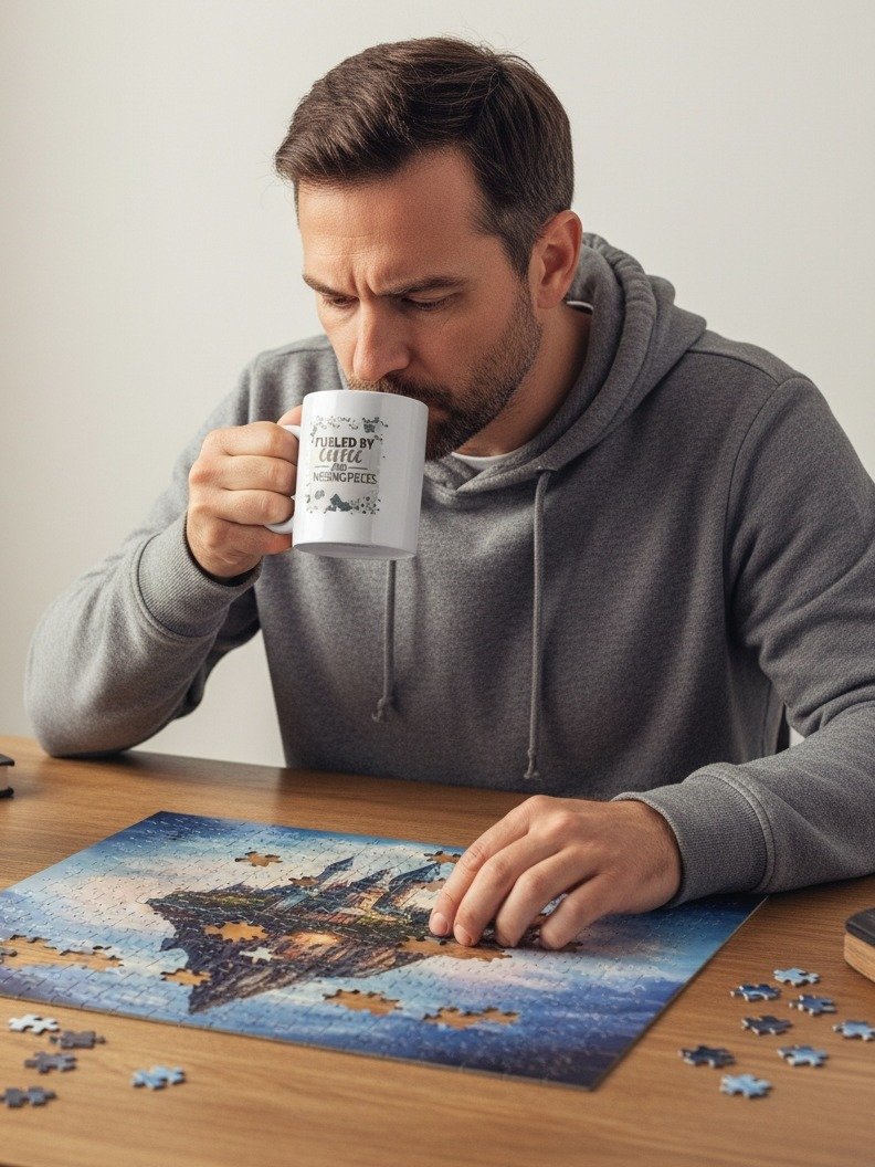 Fueled by Coffee & Missing Pieces Mug product image (2)