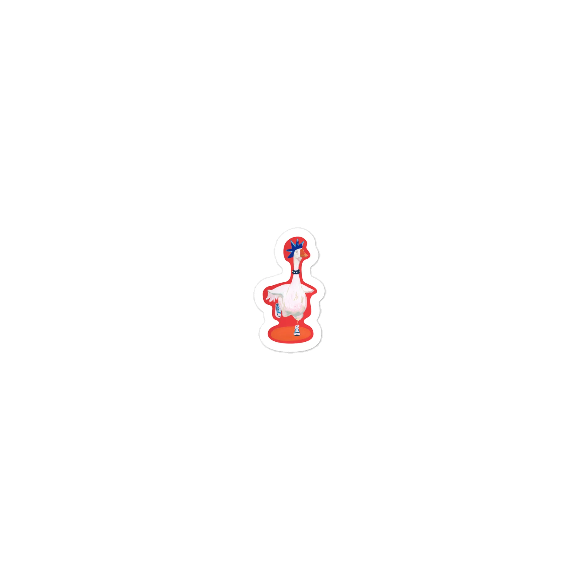 honk rock goose // diecut sticker product image (1)