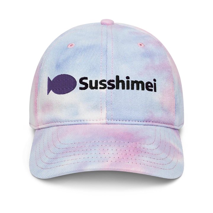pink tie day hat with sussihmei embroidered product image (1)
