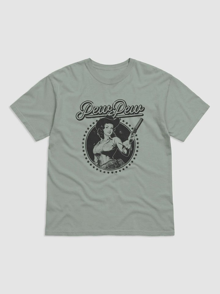 Pew Pew, Western Cowgirl Tee | Retro-Style Western T-Shirt for Travel and Road Trips product image (2)