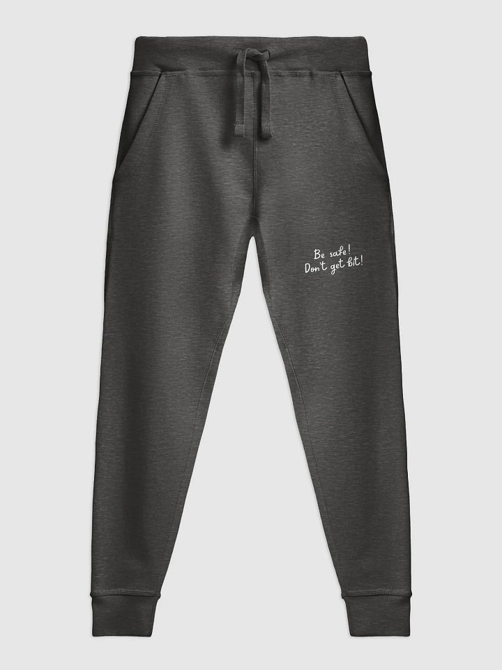 Be Safe Don't Get Bit Joggers - White product image (1)