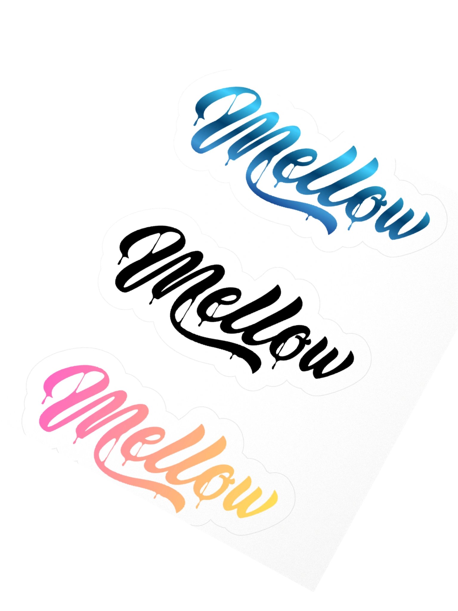 Mellow Kiss Cut Stickers product image (5)