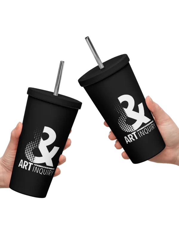 Art & Inquiry Dark Insulated Tumbler + Straw product image (3)