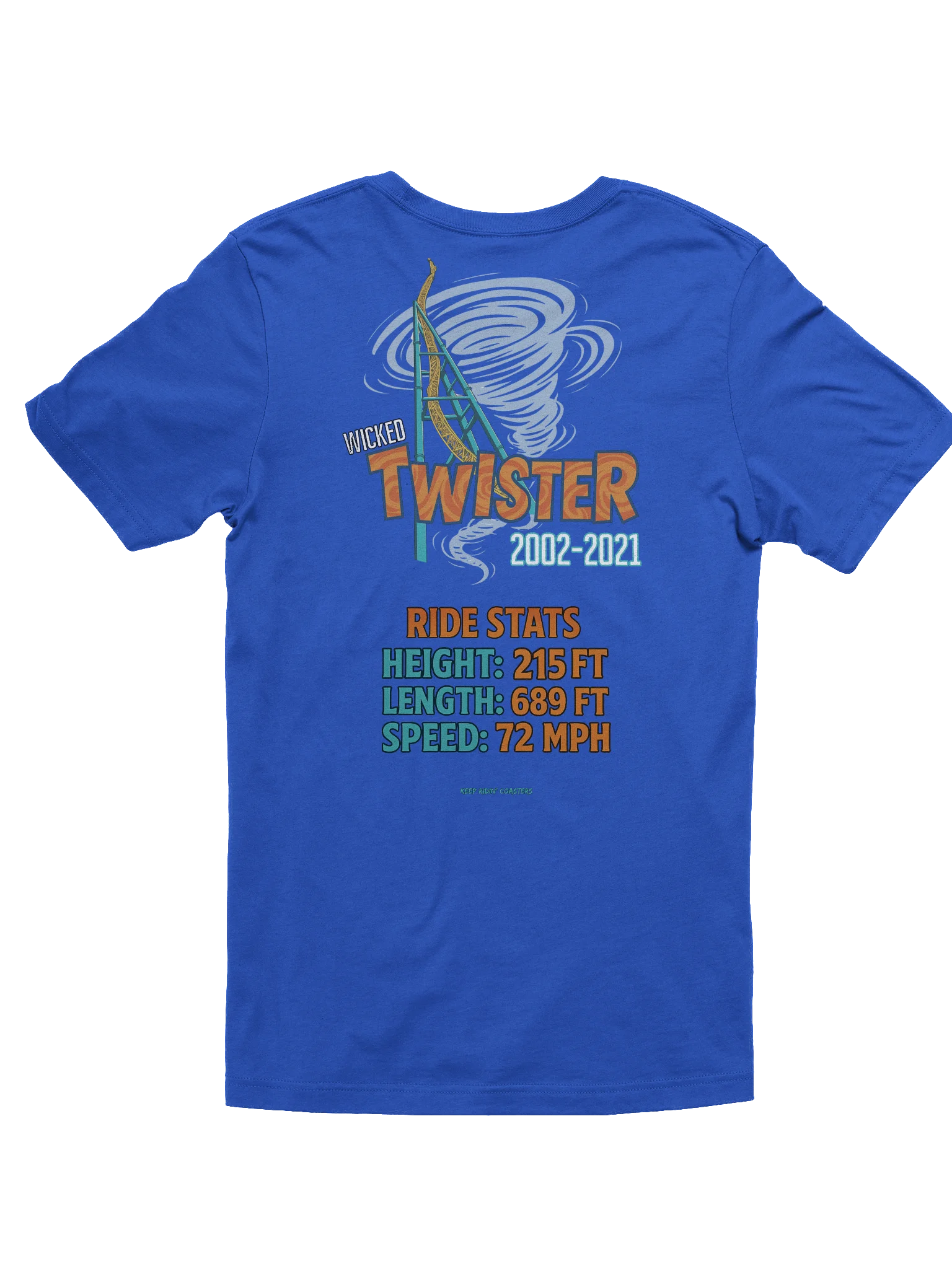 Wicked Twister 2002-2021 Roller Coaster T-Shirt product image (2)