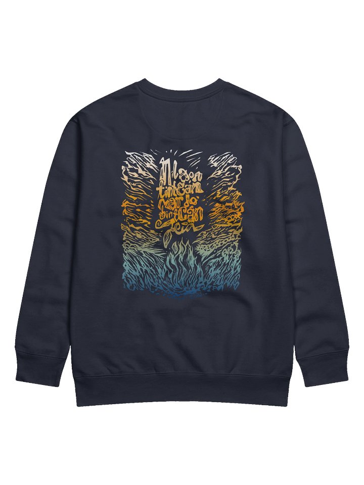Níl aon tinteán mar do thinteán féin - Colour - SOL'S Eco Raglan HoodieCotton Heritage Premium Sweatshirt (Back Patch) product image (2)
